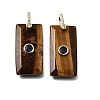 Natural Tiger Eye Pendants GG-CBA7610-05G-06-1