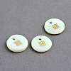 Freshwater Shell Pendants SSHEL-S249-H-1