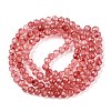 Transparent Glass Beads Strands X-GLAA-T023-4mm-A13-2