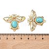 Brass Micro Pave Clear Cubic Zirconia Box Clasps KK-C075-43B-G-3
