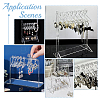   30Pcs Transparent Acrylic Earring Display Accessories EDIS-PH0001-37-5