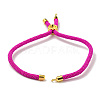 Nylon Cords Bracelet Makings Fit for Connector Charms AJEW-P116-01G-02-2
