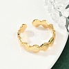 Brass Adjustable Cuff Rings for Women RJEW-B132-01A-G-3