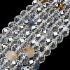 Glass Beads Strands EGLA-A034-M10mm-37-5