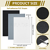 15Pcs 3 Colors Self-adhesive PVC Sheets DIY-BC0016-68-2