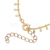 Brass Curb Chain Necklaces NJEW-JN03070-02-3