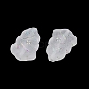 Frosted Transparent Acrylic Beads X1-OACR-P029-04B-01-3