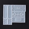 DIY Rectangle Display Decoration Insert Base Silicone Molds DIY-G058-E05-3