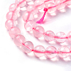 Natural Rose Quartz Beads Strands G-J385-D01-2