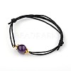 Gemstone Adjustable Link Bracelets BJEW-JB01554-05-1