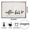 Coffee Theme Diablement Fort Cup Mats AJEW-WH0201-001-2