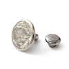 Brass Rhinestone Semi-Tublar Rivet Set KK-WH0035-88B-2
