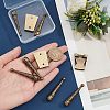 3Pcs Iron Bolo Tie Slide Clasps FIND-ANB0003-18AB-3