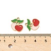 304 Stainless Steel Enamel Charms STAS-R168-02B-G-3