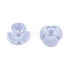 Resin Imitation Pearl Bead Caps X-RESI-N036-01A-3