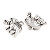 Tibetan Style Alloy Charms Pendants TIBEP-A124745-AS-LF-3
