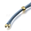 2.5MM Adjustable Braided Nylon Cords Necklace Making FB-CBAA152-02G-33-2
