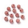 Unwaxed Natural Lava Rock Beads X-G-F325-8mm-A10-1