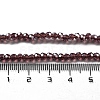 Electroplate Transparent Glass Beads Strands LS-EGLA-A035-T3mm-A13-4