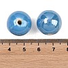 Glazed Porcelain Beads X-PORC-D001-18mm-12-5