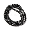 Natural Black Spinel Beads Strands G-F770-B01-01-4