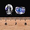 Electroplate Glass Beads Strands EGLA-T021-09C-4