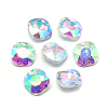 Pointed Back Glass Rhinestone Cabochons RGLA-T032-10x10mm-02-1