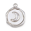 Natural White Shell Pendants STAS-D385-01A-P-1