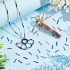 623Pcs 7 Style Glass Bugle Beads SEED-PH0002-12-5