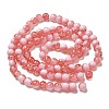 Crackle Glass Beads Strands GLAA-U001-8mm-13-3