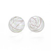 Transparent Handmade Blown Glass Globe Beads GLAA-T012-34B-2