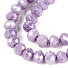 Anti-Tarnish Electroplate Rondelle Glass Beads Strands EGLA-T021-3mm-17-11-3