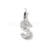 925 Sterling Silver with Cubic Zirconia Charms STER-Q004-01S-S-1
