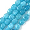 Dyed Natural Malaysia Jade Beads Strands G-P528-I14-01-1