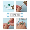 Non-Tarnish 304 Stainless Steel Pad Ring Settings STAS-K278-11A-P-3