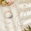 20Pcs Long-Lasting Plated Brass Chain Extender KK-BBC0023-26RG-4