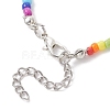 Synthetic Turquoise & Glass Beaded Bracelets for Women BJEW-JB13059-4
