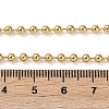 Rack Plating Brass Ball Chain Necklaces for Women NJEW-G102-01A-G-4