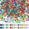 1500Pcs 15 Colors Transparent Acrylic Beads TACR-SZ0001-21B-1