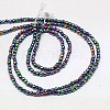 Electroplate Non-magnetic Synthetic Hematite Beads Strands X-G-J169B-2mm-05-2
