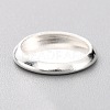 304 Stainless Steel Cabochon Settings X-STAS-Y001-12A-S-4