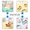304 Stainless Steel Christmas Cookie Cutters DIY-E012-72-3