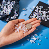 Transparent & Opaque Acrylic Bead OACR-TAC0002-08E-7