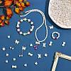 300Pcs 4 Style ABS Plastic Imitation Pearl Beads KY-SZ0001-40-4