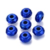 UV Plating Acrylic European Beads OACR-E033-22-06-1