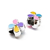 CCB Plastic European Beads CCB-P015-04G-02-2