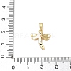 Brass Micro Pave Colorful Cubic Zirconia Pendants CU-CBA5CBE-02G-3