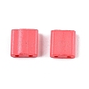 2-Hole Baking Paint Glass Seed Beads SEED-S023-17C-18-3