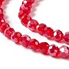 Electroplate Glass Bead Strands EGLA-R015-4mm-20-4