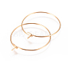 304 Stainless Steel Hoop Earrings Findings LS-STAS-I120-60B-G-2